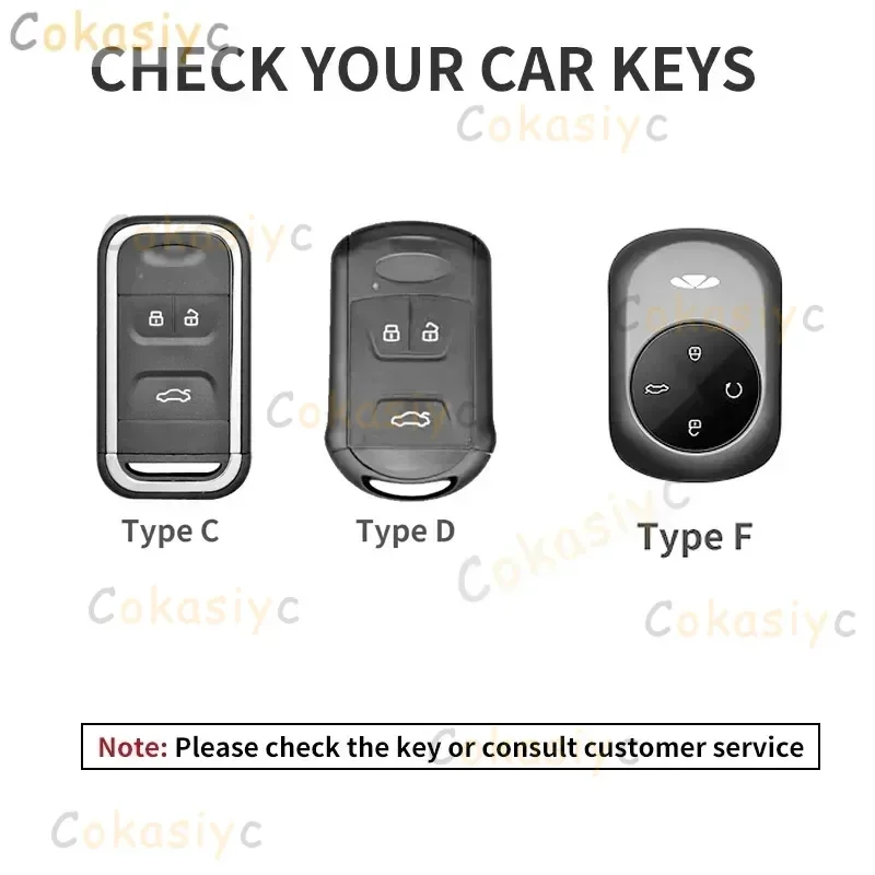 Car Key Case Cover For Chery Tiggo 4 7 Arrizo 5X 3 Tiggo 8 Plus Fulwin T9 Leather Car Key Shell Accessories