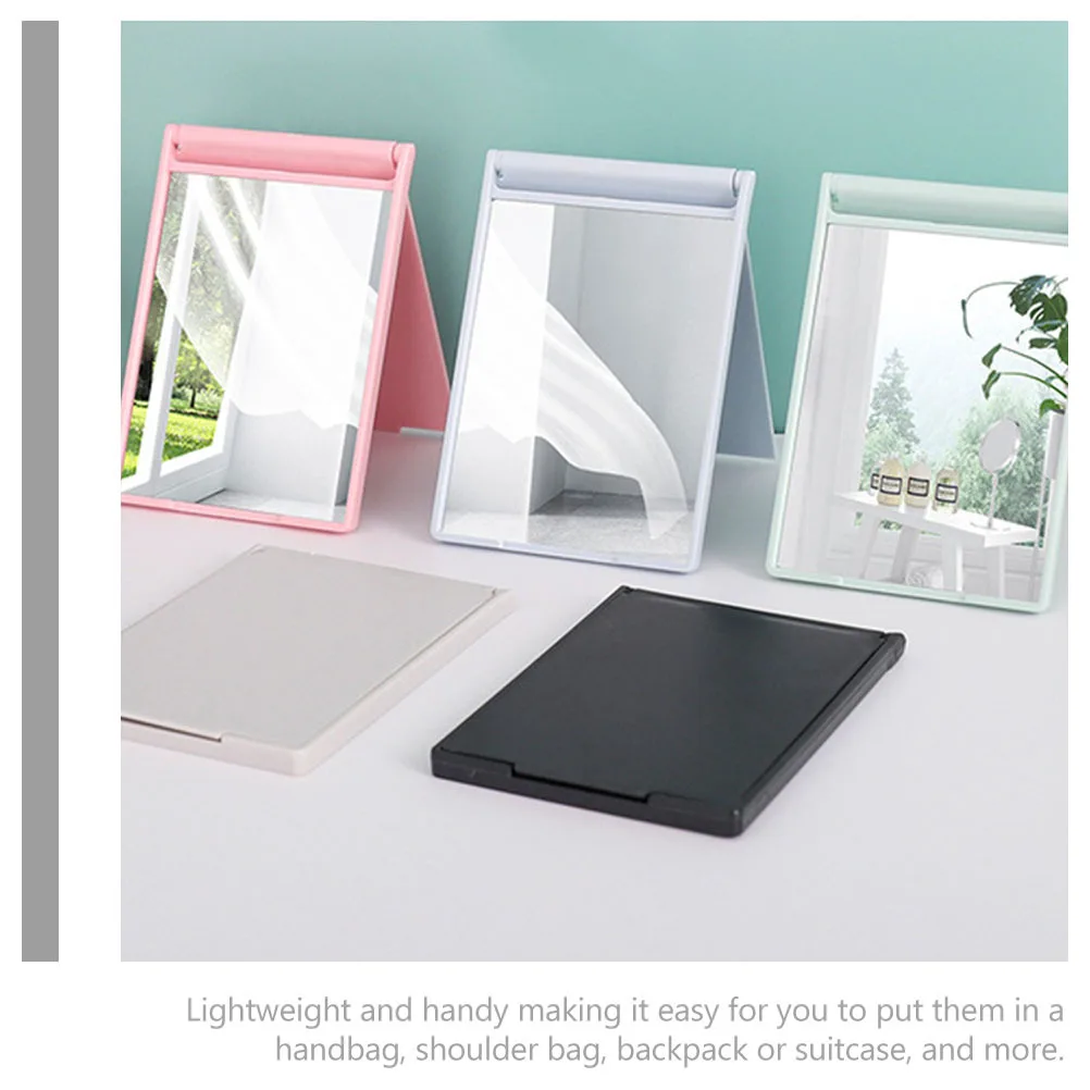 

12Pcs Folding Travel Compact Mirrors Portable Rectangle Mini Small Makeup Pocket Mirror for Girls Mini Mirror for Purse