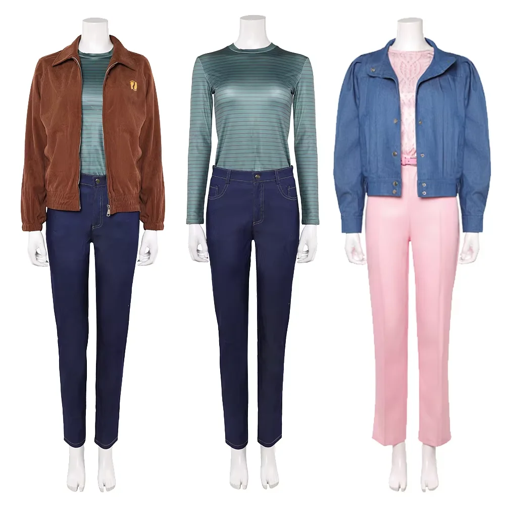 

Max Mayfield Cosplay Full Costume Suit TV Stranger Season 5 Jacket Top Pants Adult Women Girls Outfit Halloween Party disguise