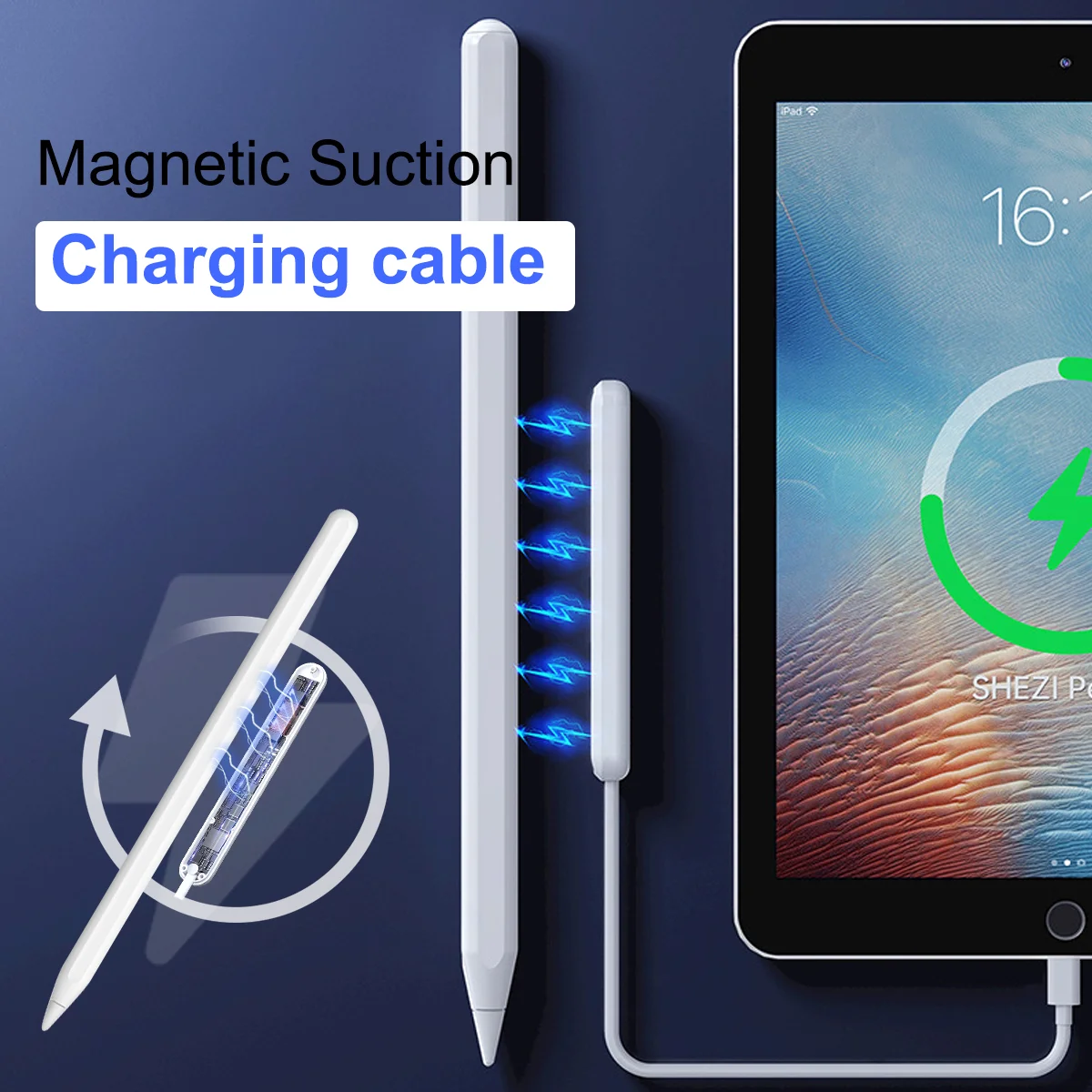 For Apple Pencil 2 2nd Type C Charger Adapter USB C Magnetic Charging Cable For Apple Pencil 2 2nd Stylus pencil Charger