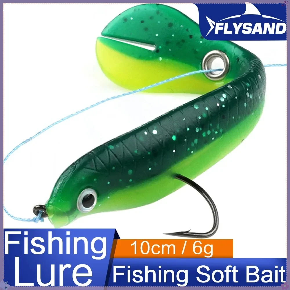 FLYSAND Fishing Lure Gear Bass Soft Bionic Realistic Swimming Soft Baits 10cm Fishing Accessory for Anglers