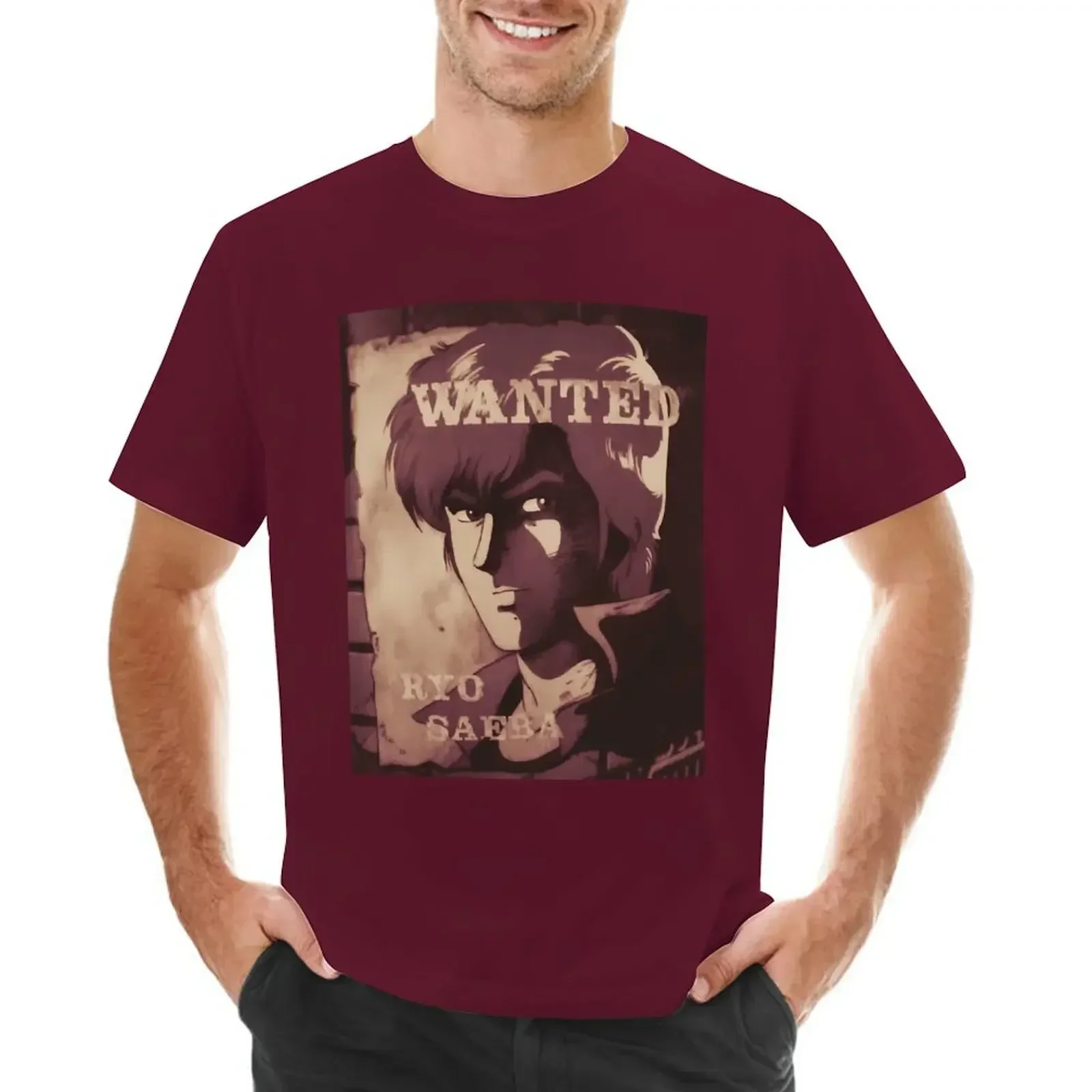 Customizeds Blanks Designer T Shirt Men City Hunter - Wanted Ryo Saeba T-shirt Men Clothing Graphic Funny Summer Tops New Style