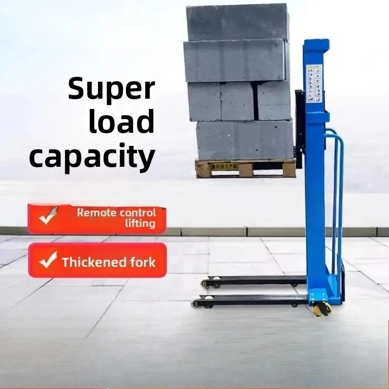 Portable Electric -mounted Forklift Fully Automatic Lifting Autologous Climbing Pallet Truck Stacker