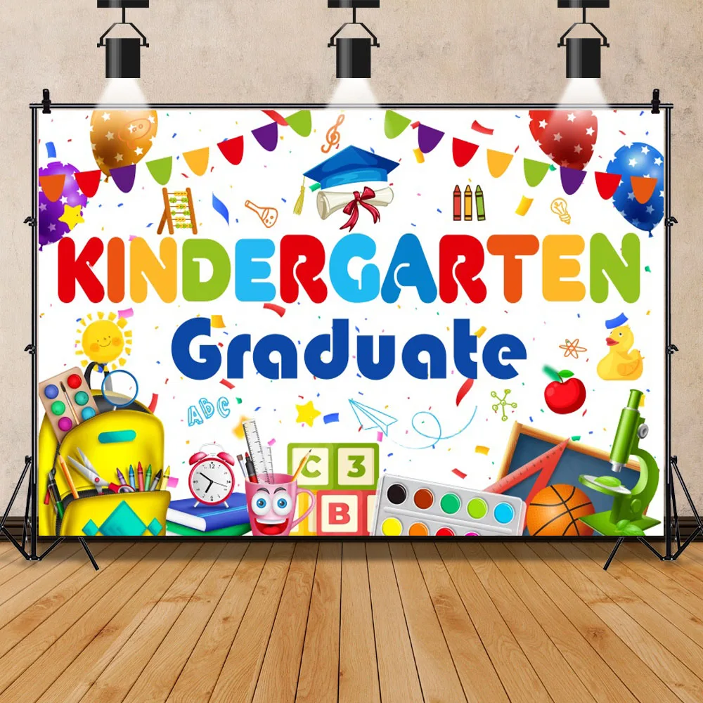 Welcome Children Back To School Photography Background Black Chalkboard Pencil Book Classroom Student Graduation Party Backdrop