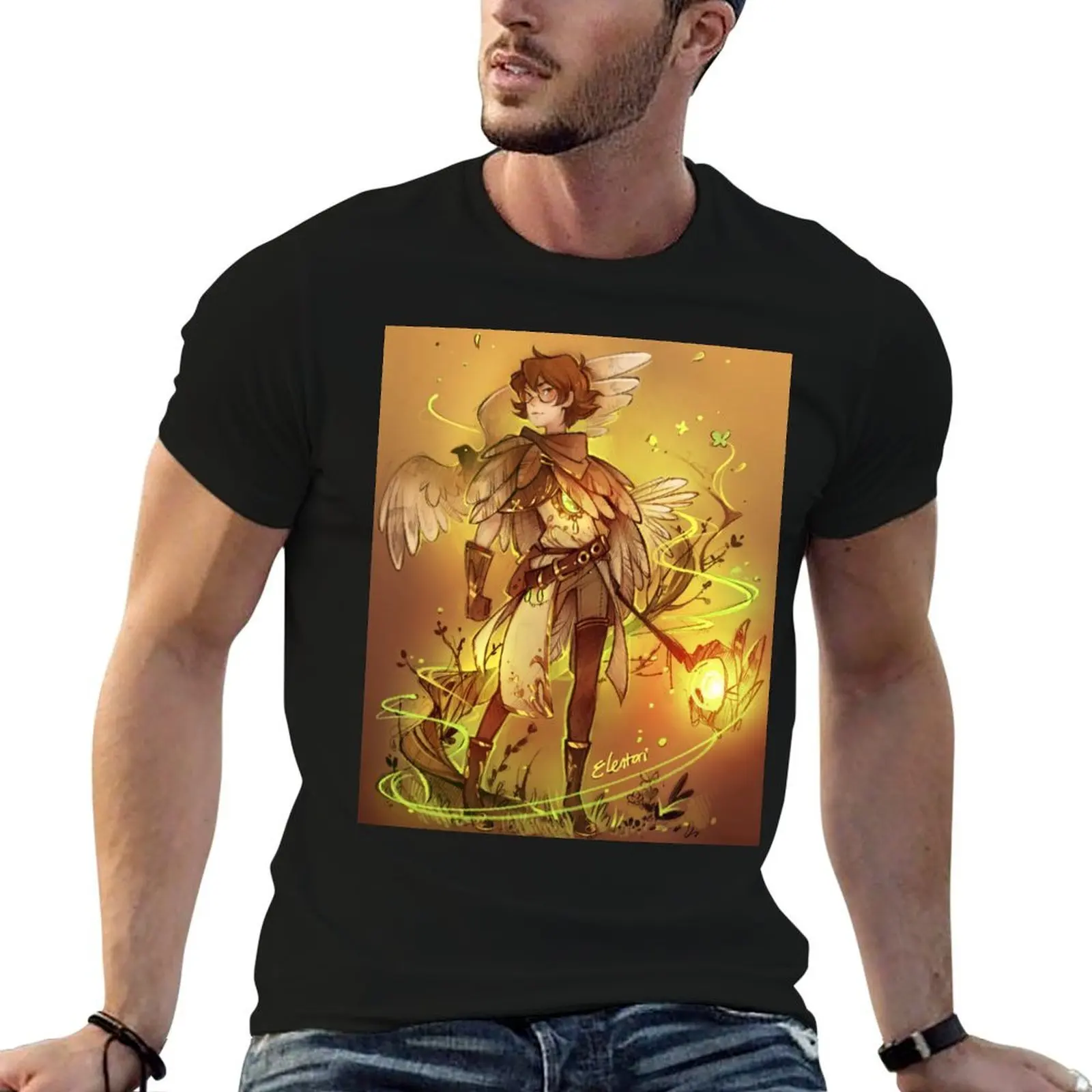 

Druid Pidge T-Shirt man t shirts for men casual man t shirt luxury T-Shirt