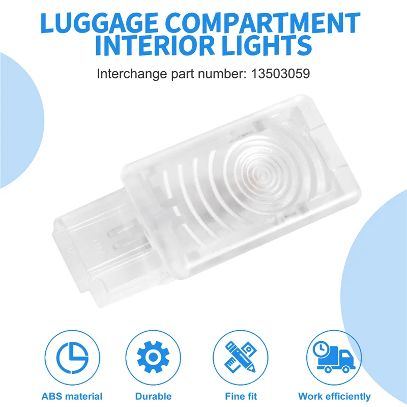 A64P-مصباح داخلي لصندوق السيارة وظلال مصابيح لسيارة كروز ماليبو تراكس بويك لاكروس إنكور أوبل أسترا فيرانو 13503059 #4
