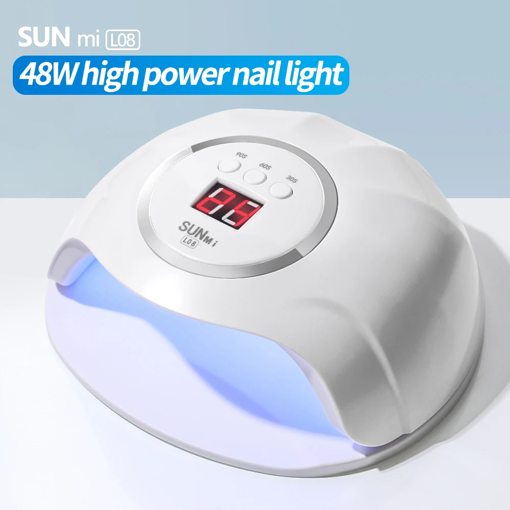 CNHIDS New USB UV LED Lamp For Nail Dryer Manicure Nail Drying Lamp UV Gel Varnish With LCD Display UV Lamp Phototherapy Machine