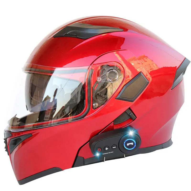 Ls2 Modular Different Sizes Helmet For Red Smart Bluetooth Motorcycle Helmet On Sale