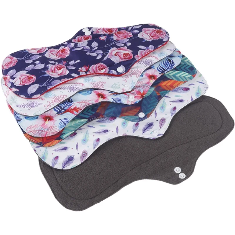 10Pcs Reusable Menstrual Pads for Monthly Gaskets Women Panties Washable Sanitary Napkin Female Hygiene DailyPersonal Health