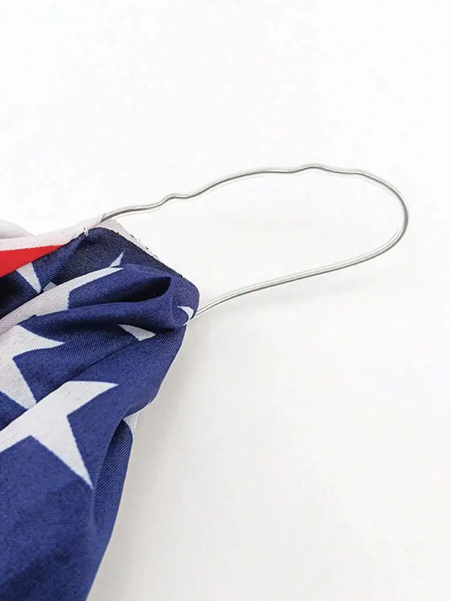 

85cm American Flag Headband For Women Festive Hair Accessory Summer Fall Winter