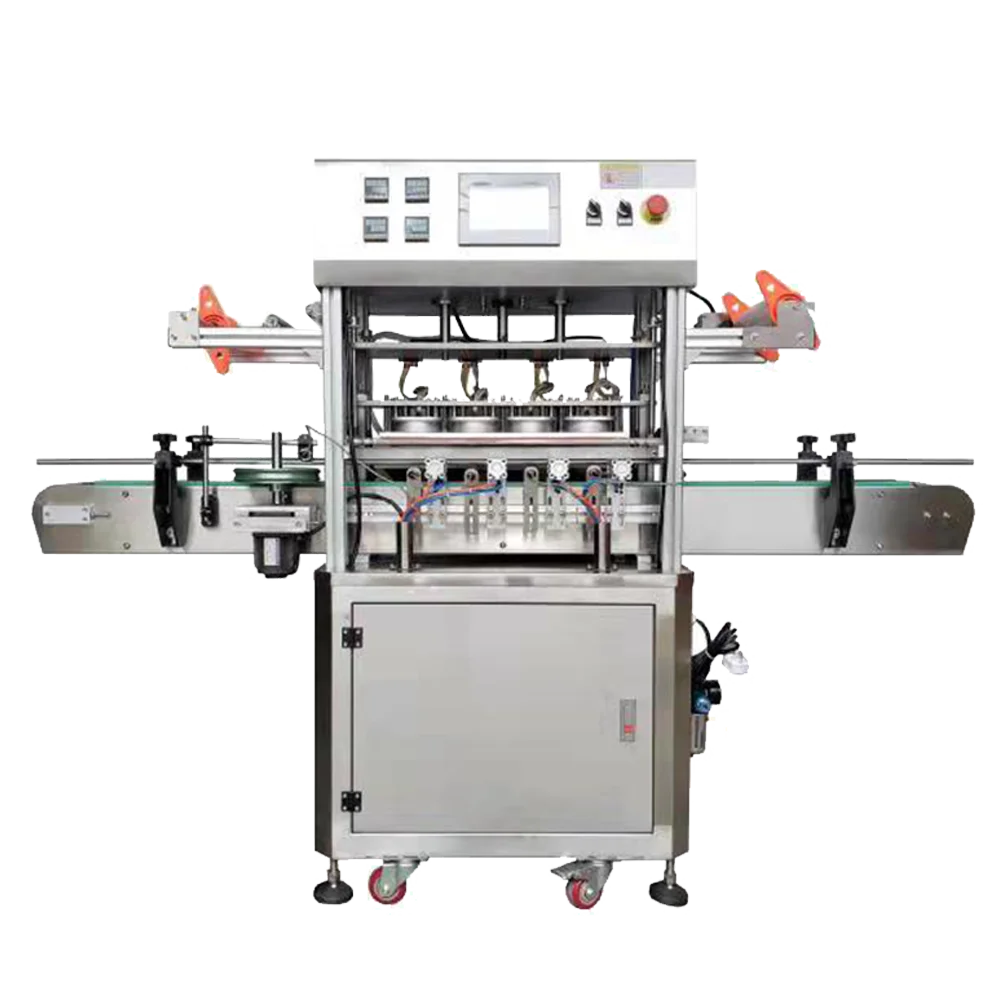 Cup Filling Machine Automatic Plastic Roll Film Cup Sealing Machine For Milk Tea Water Juice