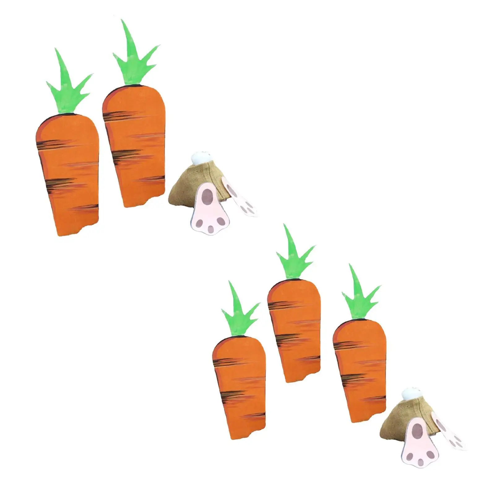 Easter Yard Decor Featuring Bunny And Carrot Figures for Festive Celebrations