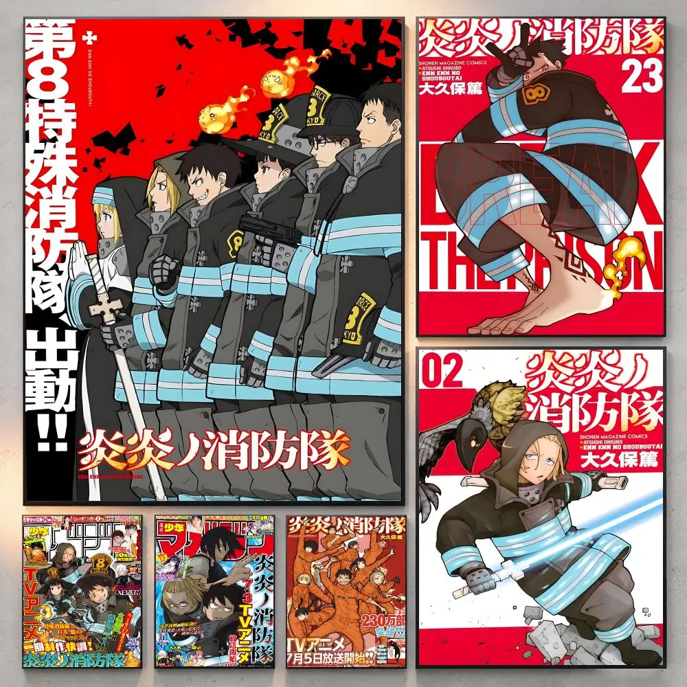 Anime Supernatural Fire Force Poster Current Style Home Wall Art & Sleek Living Space Accents