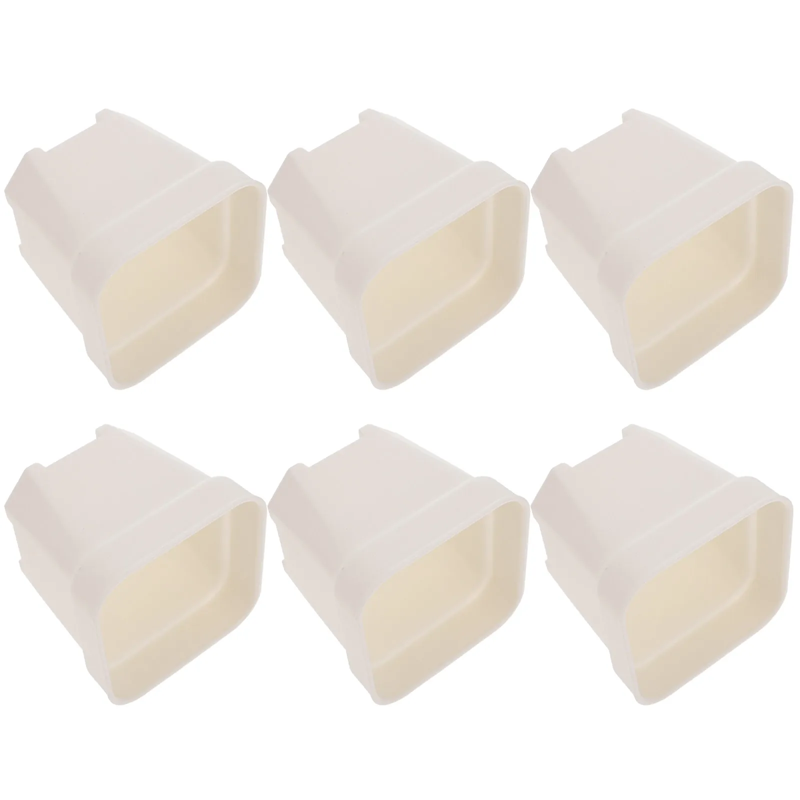 

6Pcs Decorative Matte Plastic Flowerpots Chunky Design for Planting Flowers Herbs Gardening Home Garden Office Nursery