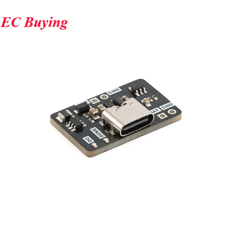 5 pces/1pc 3.7v litro 9v 5v 1a multímetro modificado tipo-c usb 18650 bateria de lítio carregamento impulso descarga ajustar módulo carregador