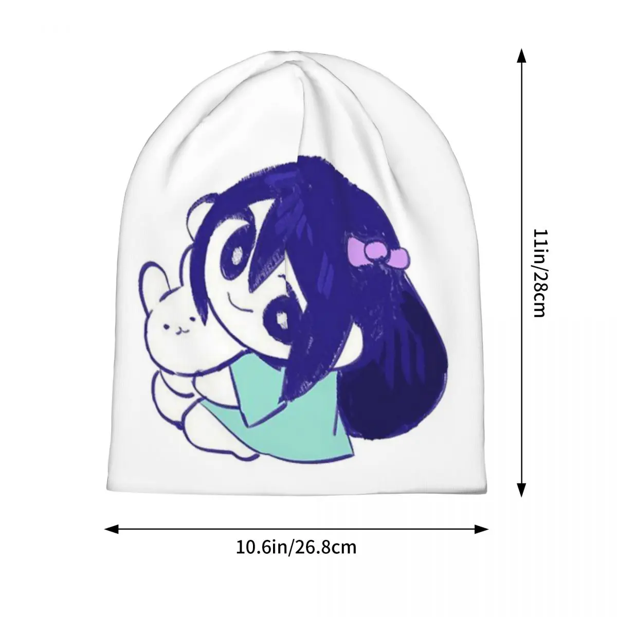 Omori Anime Video Game قبعة محبوكة دافئة قبعة بونيه عصرية للخريف والشتاء قبعات بيني خارجية للجنسين والكبار