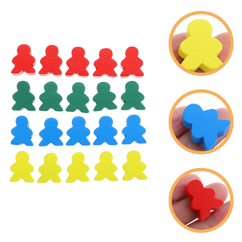 

50 Pcs Piece Board Games Chess Table Family for Kids and Adults Chain Triangle Night Checkers Decorations Chinese Pegs