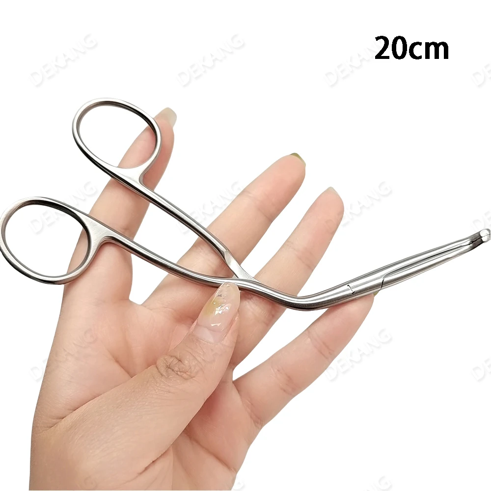 생선 뼈 생선 척골 이물질 제거용 집게 간접 후두 집게