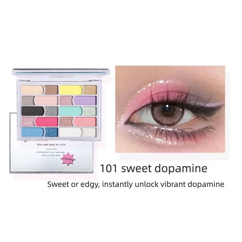 Palette di ombretti Cahill Party Ombretto della dea del colore opaco perlescente fine scintillante a lunga durata