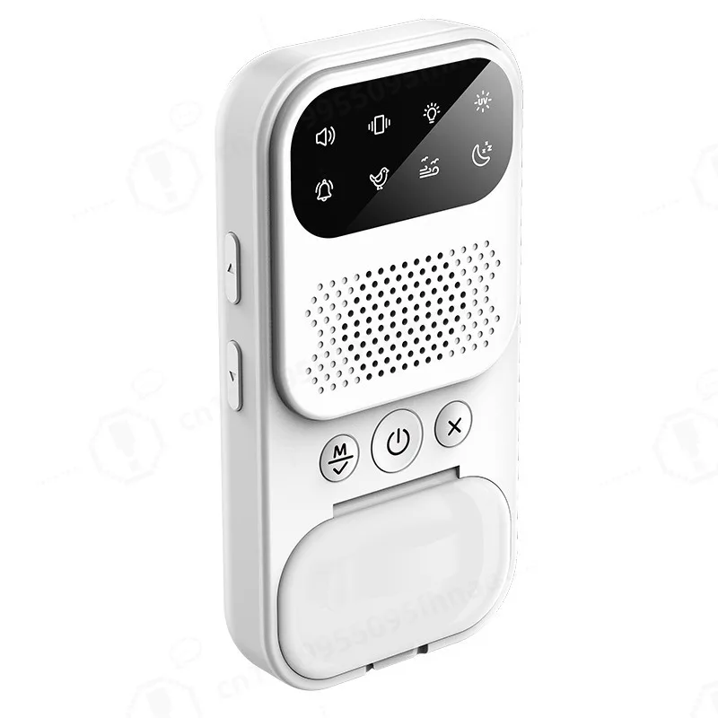 Bedwetting Alarm Wireless Urine Wet Reminder White Noise Sleep Device, High Sensitivity, Portable Safety Alert Detector