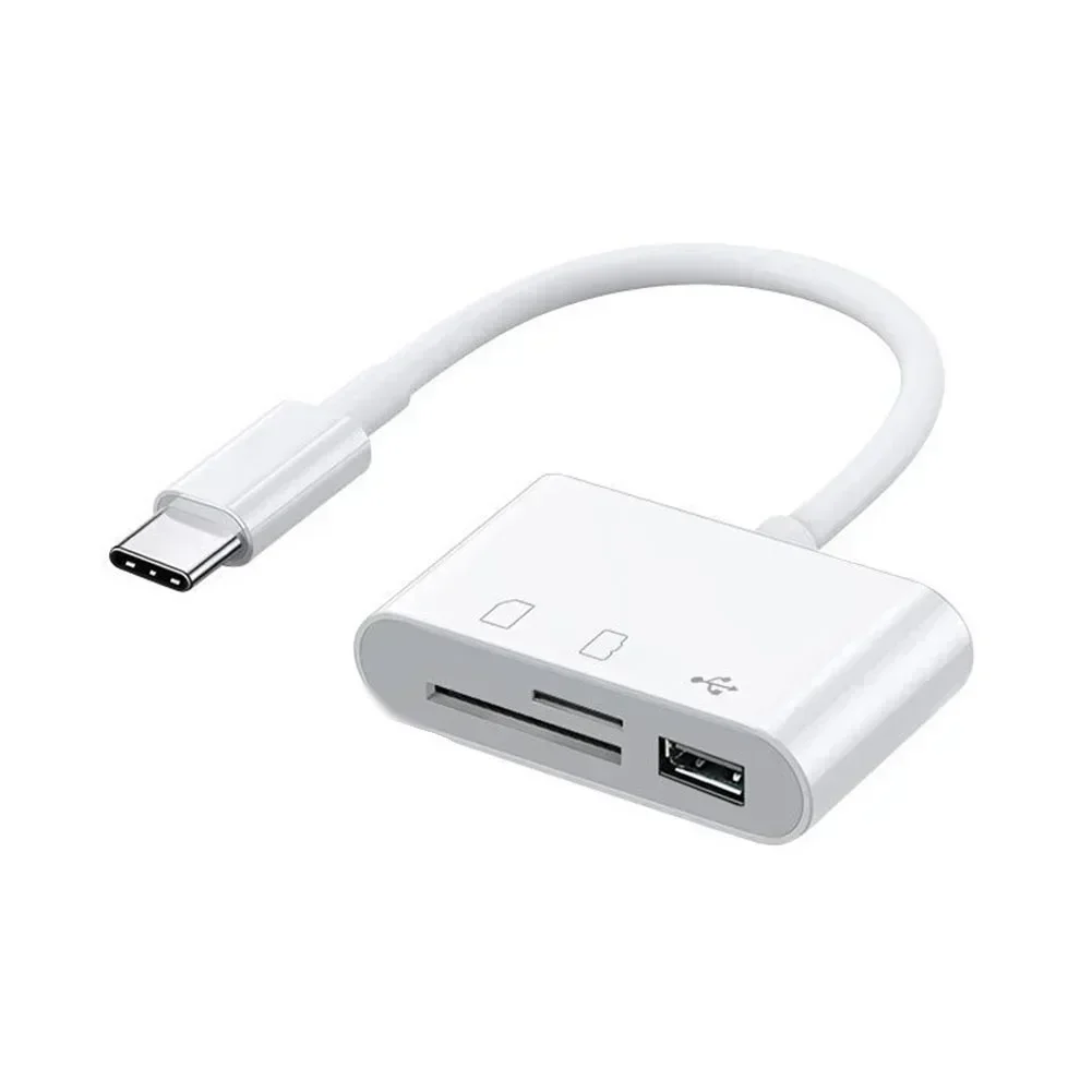 Adaptateur multifonctionnel de type C, lecteur de carte mémoire TF CF SD pour IPad Pro, compact et portable