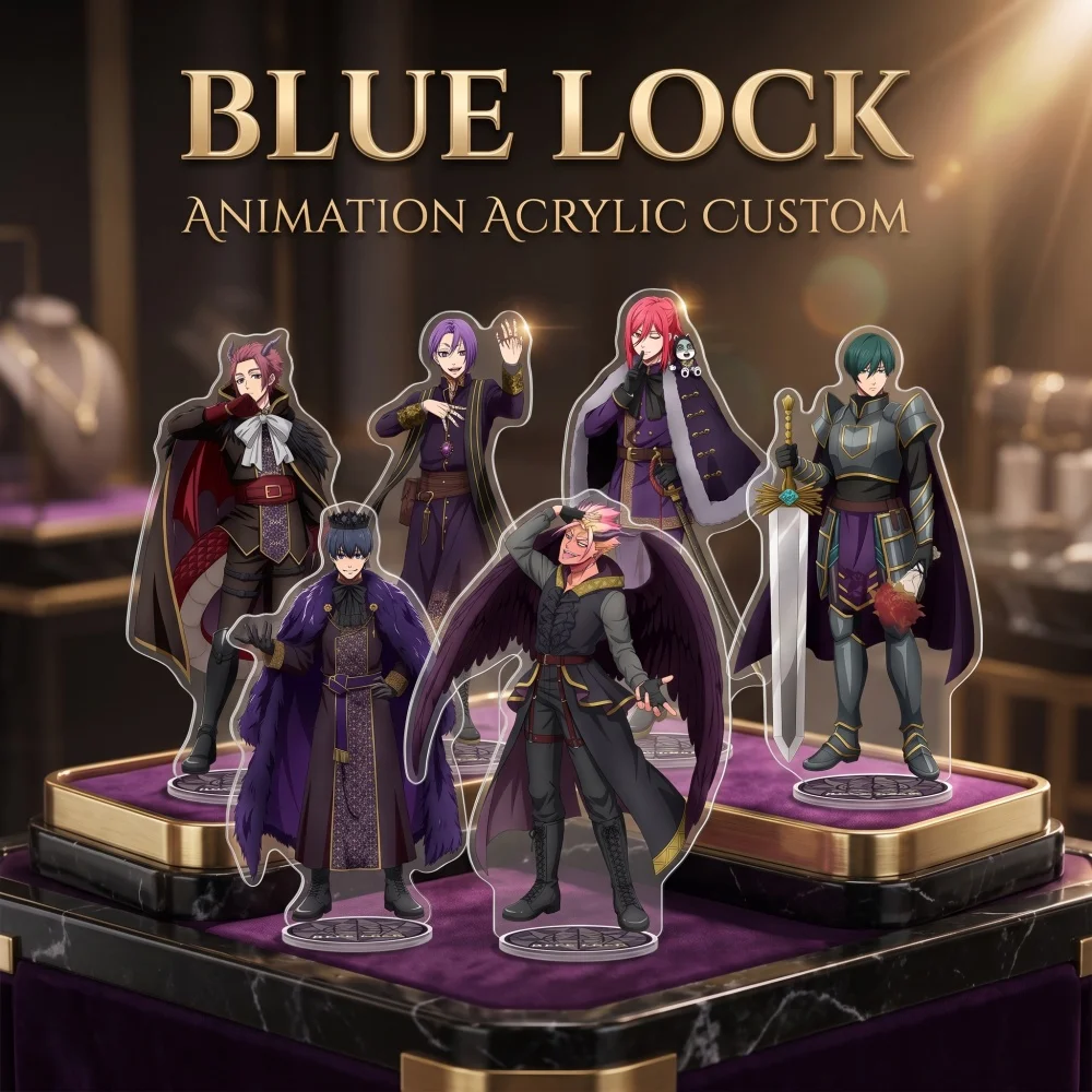 Blue Lock Acrylic Stand Keychain Yoichi Isagi Meguru Bachira Seishiro Nagi Dark Knight Style Fans Gift 2026 New