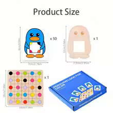 Puzzle Logique Pingouins Arc-en-Ciel