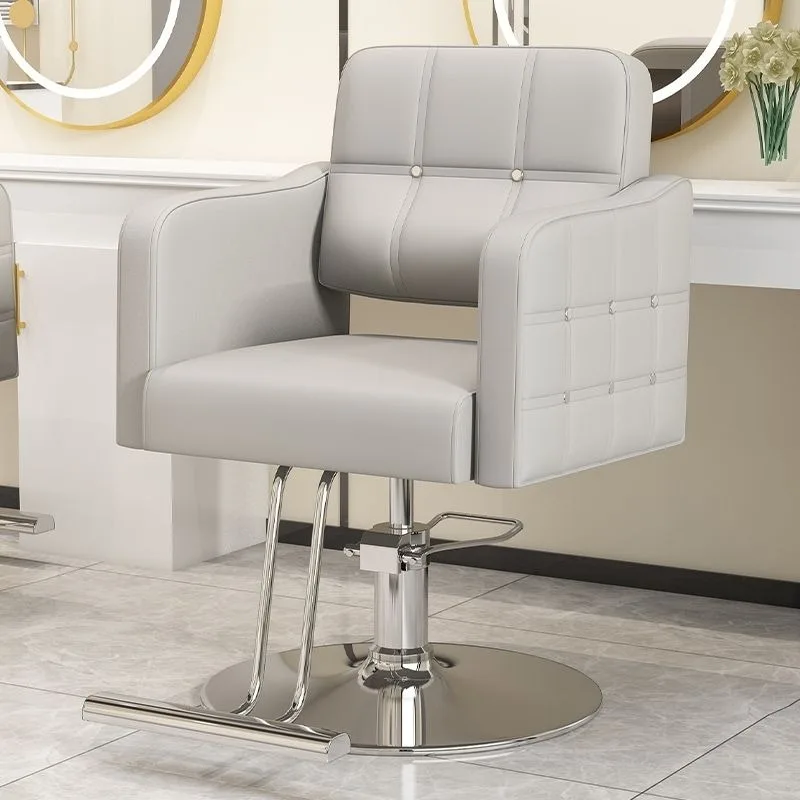 كرسي حلاقة للتجميل كرسي بذراعين مريح جمالي حصيرة كرسي حلاق منظم عصري Meuble De Salon Accessories #4