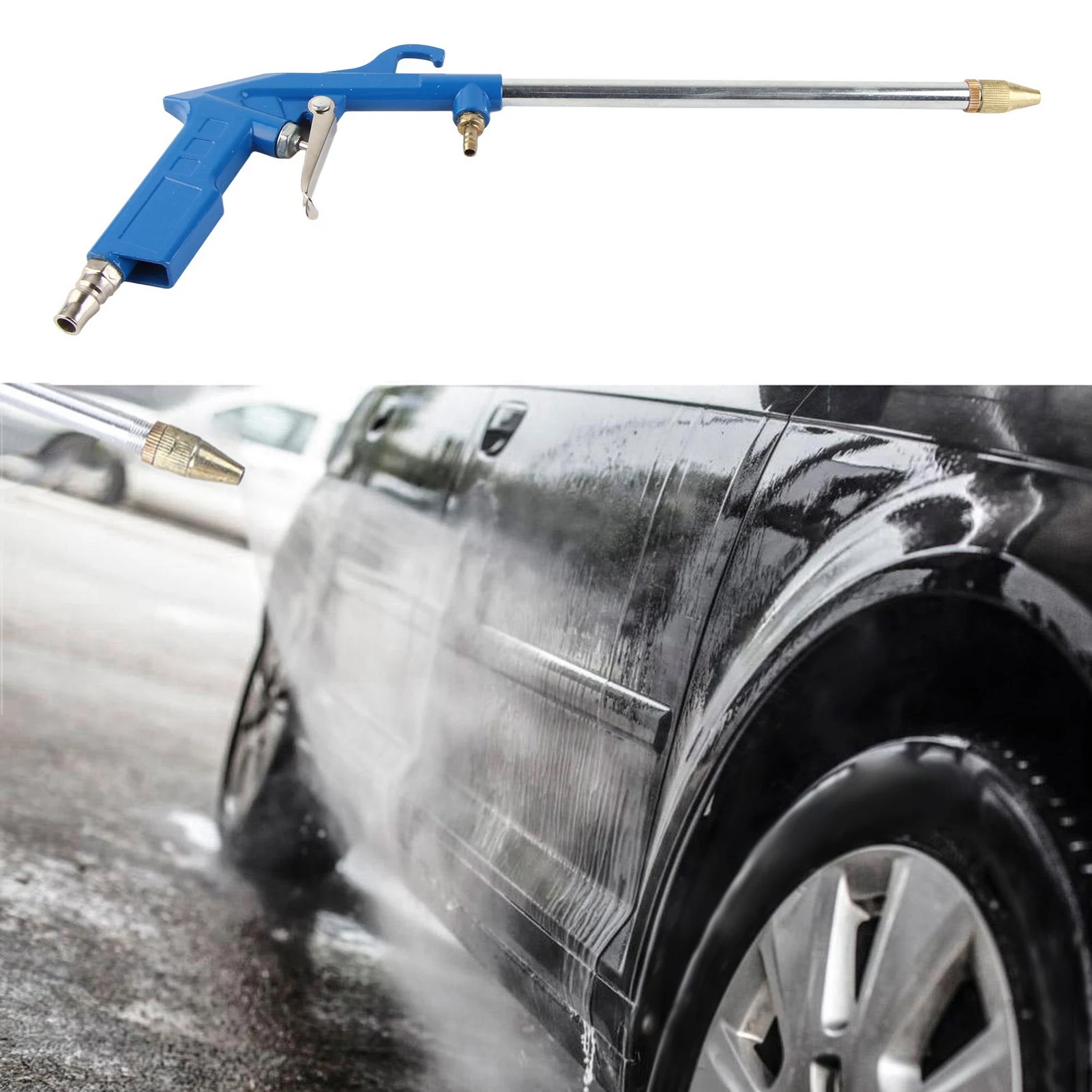 

Car Engine Cleaner Pneumatic Blowing Nozzle Car Engine Dust Cleaner Tools Auto Water Cleaning Nozzle Hose Wash Spray Universal