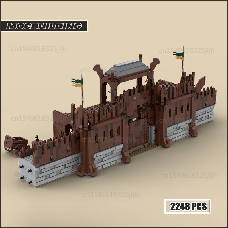 UCS Movie Scense Moc Great Walls Building Block Technology Brick Famous Castle Architecture Collection Model Toys Gifts