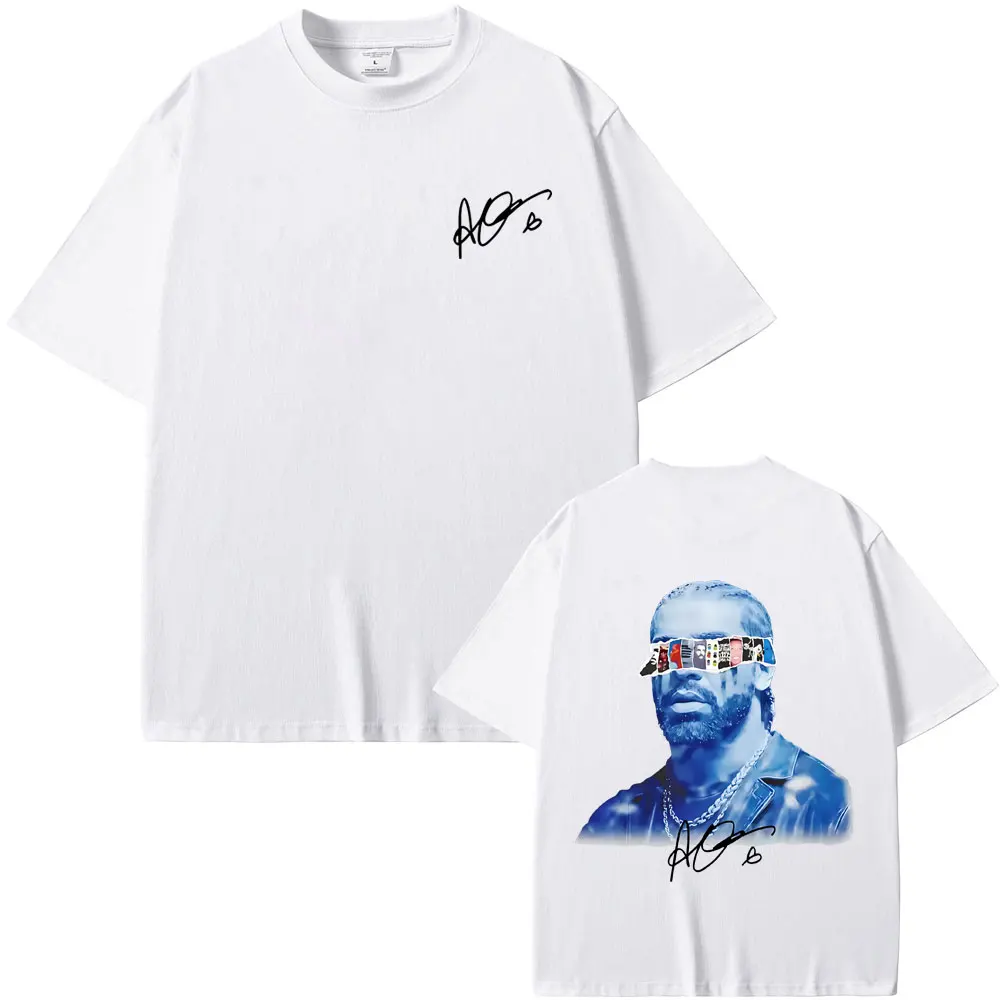 Rapper Drake Grafik-T-Shirt ICEMAN Album-Cover-Print T-Shirts Herren Damen Kleidung Mode Hip-Hop Übergroßes Kurzarm-T-Shirt