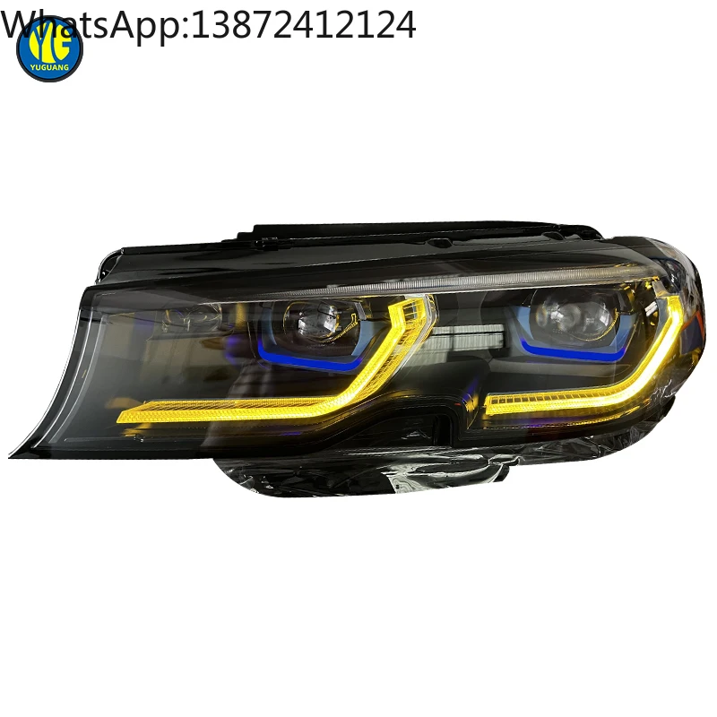 

YU GUANG for BMW G20 320i 325i 330i Accessories LED Laser Style Headlights with Yellow DRL Upgrade Head Lamp