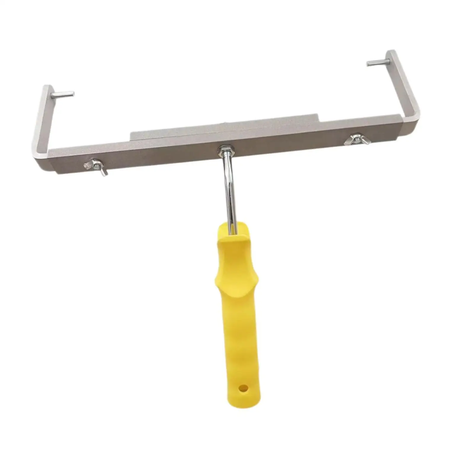 Ergonomic Paint Roller Frame Adjustable 12 to 18 Inch Aluminum Handle for Ceiling Wall Painting Projects with Easy Installation