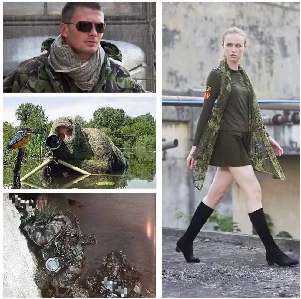 CLUSGO Red Camuflaje Wargame – Bufanda táctica - imagen 5