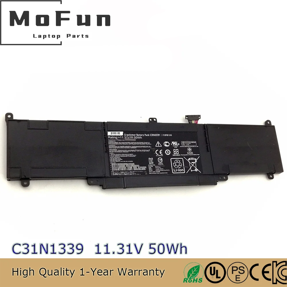 

Brand New Original C31N1339 11.31V 50Wh Laptop Battery for ASUS ZenBook UX303 UX303L UX303LA UX303LB UX303LN