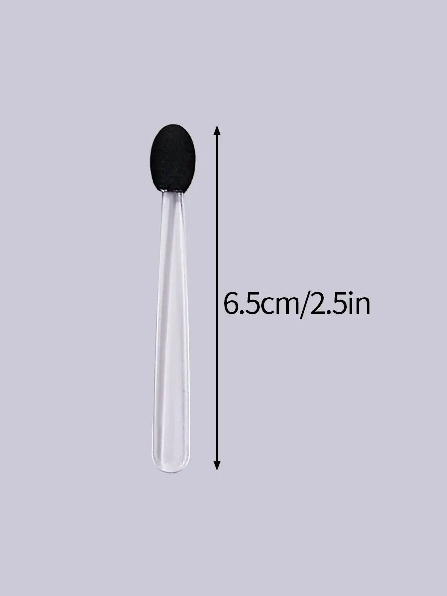 50Pcs Eyeshadow Brushes Dual Sided Eyeshadow Brush Sponge Tipped Oval Makeup Applicator Makeup Brush For Daily Makeup