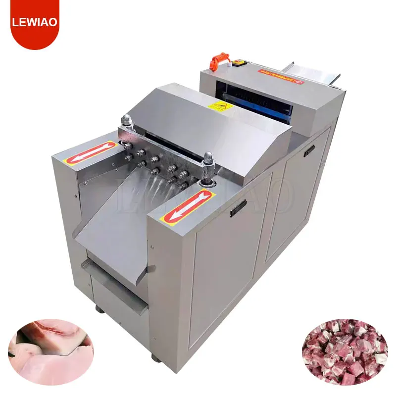 

Fresh Meat Slicer Automatic Beef Pork Chicken Breast Dicing Commercial Meat Cutting Machine