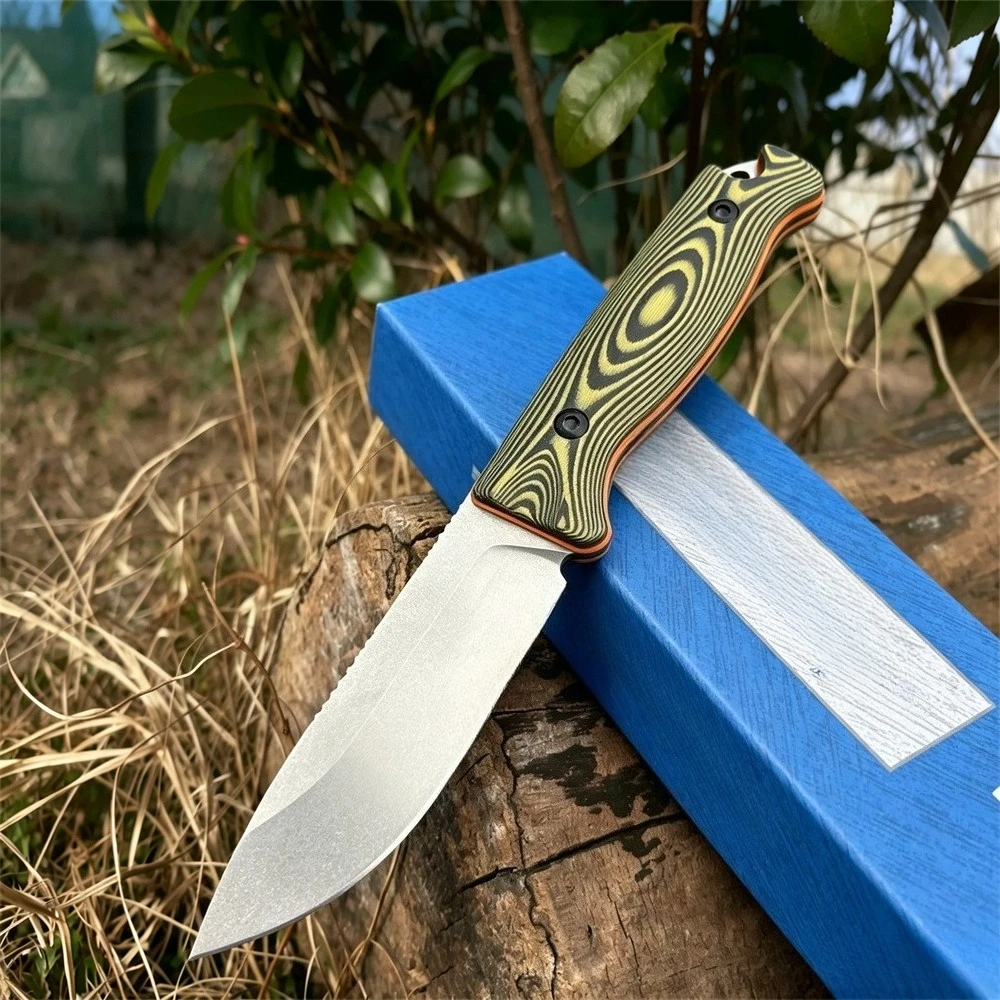15002 Practical Jungle Exploration Hiking Adventure Climbing Tools Compact Outdoor Camping Fishing Fixed Knives Daily Use Gift