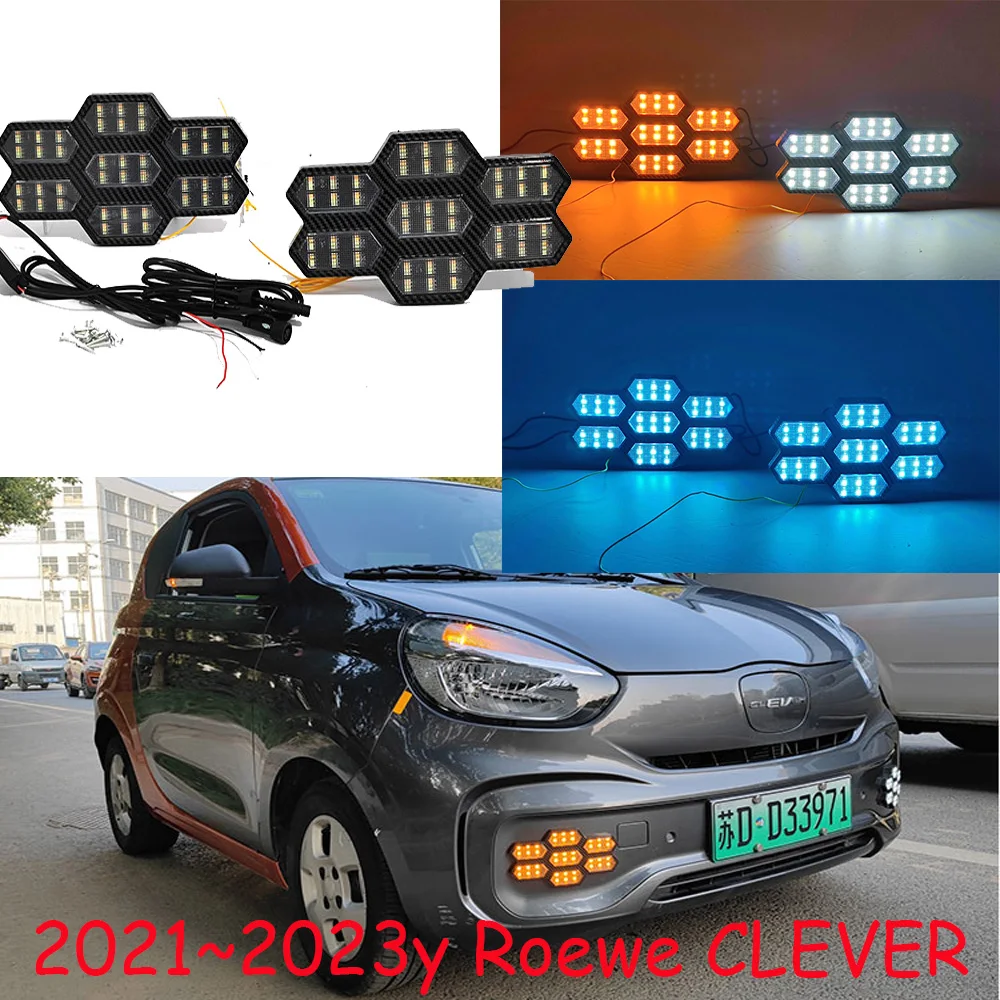 

car bumper headlight for Roewe Clever daytime light 2021~2023y DRL car accessories LED headlamp for Roewe fog light