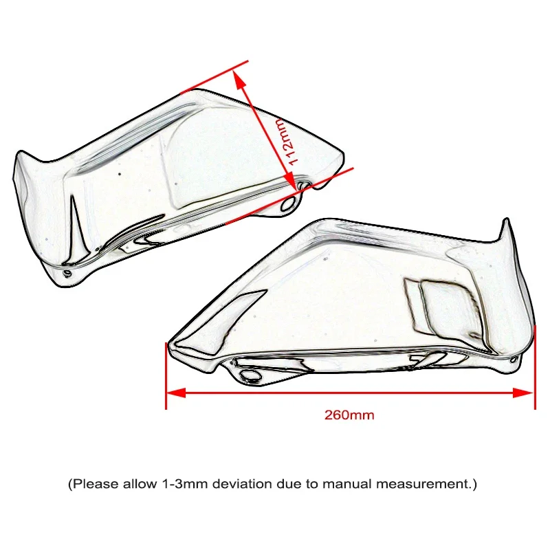 R1300GS Handguard Hand SHIELD Protector กระจกสําหรับ BMW R 1300 GS R1300 GS ผจญภัย ADV GS1300 2023 2024 2025