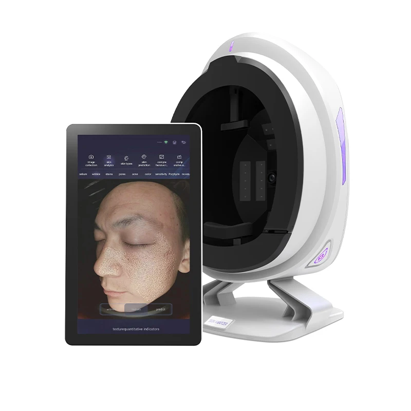 Portable 3D Face Skin Scanner Skin Analyzer Machine Detect Skin Type Acne Pigmentation Salon Pigmentation Analysis
