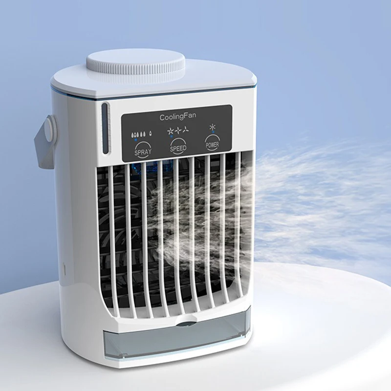 Мини-кондиционер, охладитель воздуха, вентилятор водяного охлаждения, кондиционер, ночник, мобильный портативный кондиционер, электрический вентилятор