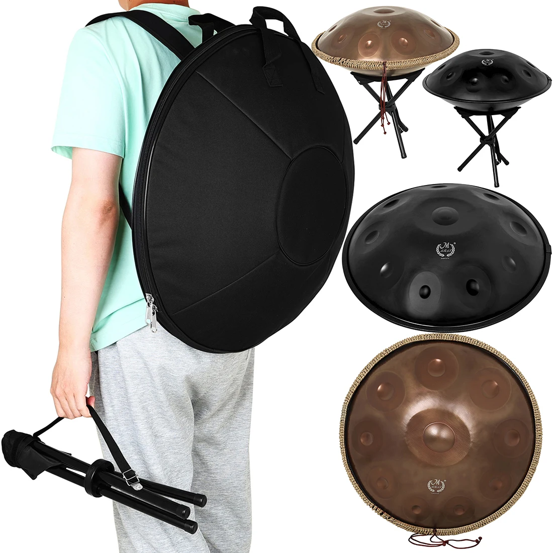 22 Pollici 440 Hz D Lingua In Acciaio Minore Tamburo Yoga Meditazione Musica Tamburi Strumenti A Percussione Tamburi Principiante Tambor Regalo