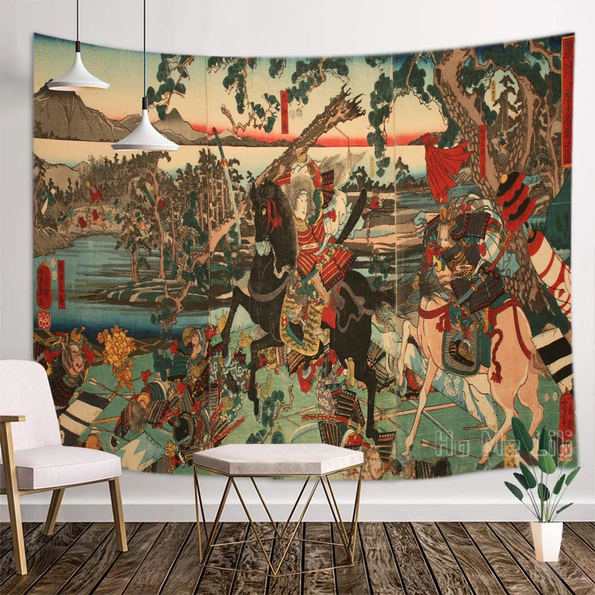 

Military And War History Classical Tapestries On The Other Side Of The Flower Art Interior Decoration