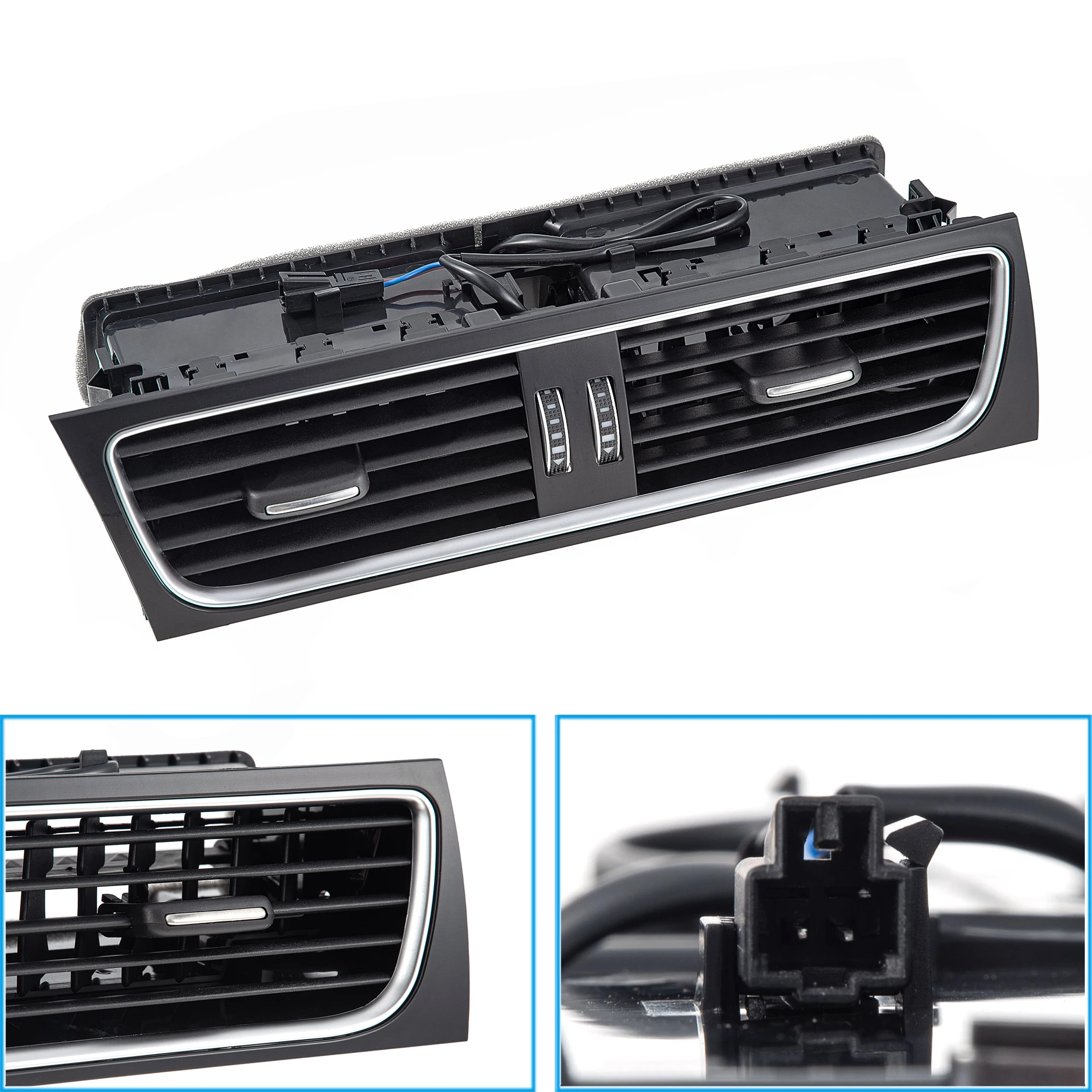 

Center Dashboard Air Vent Louver 8T1820951CWVF 8T1820951AWVF For Audi A4 A5 S4 S5 2.0L 3.0L 3.2L 4.2L