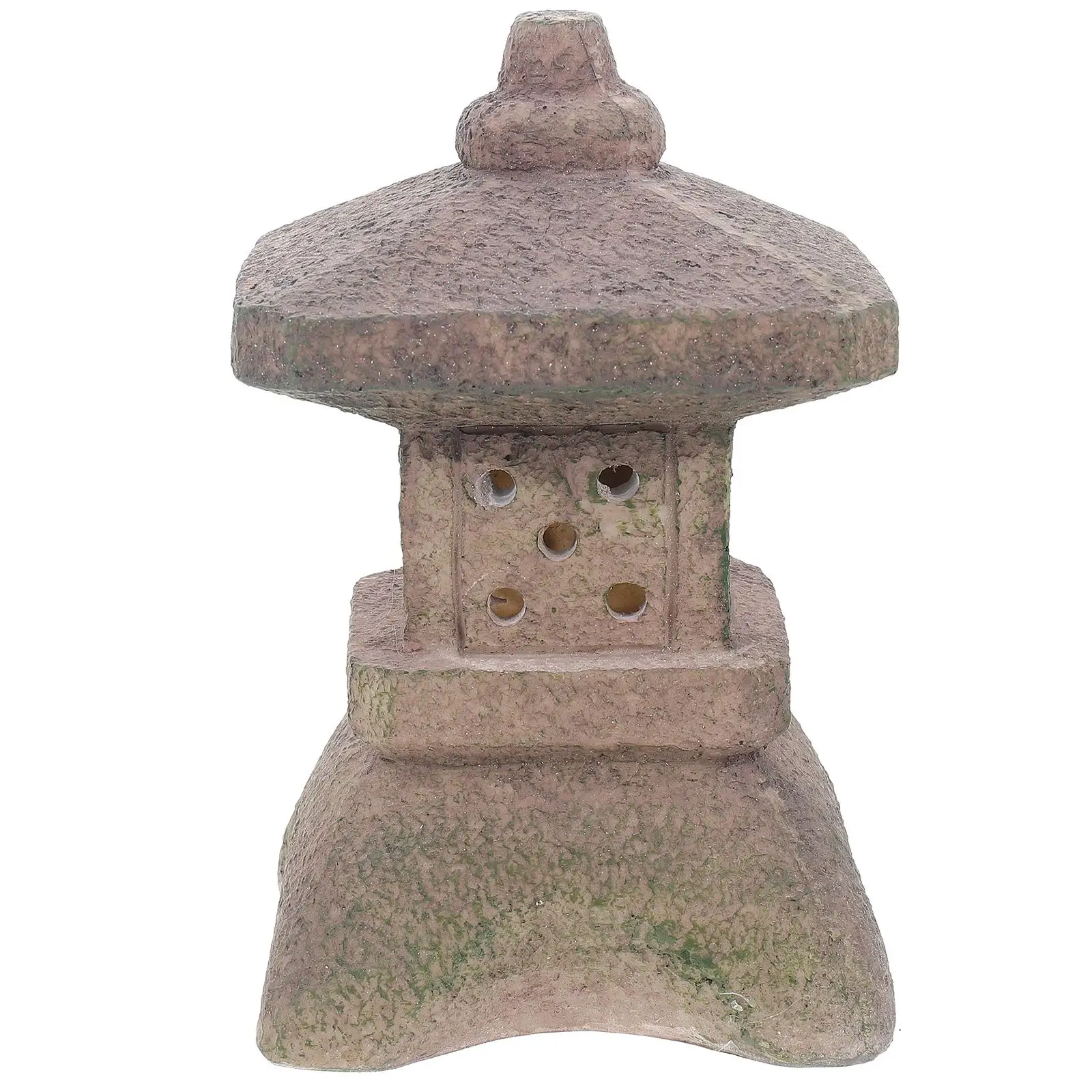 

Garden Light Palace Lantern Wear Resistant Resin Material Powered by Solar Energy Outdoor Decorative Lighting