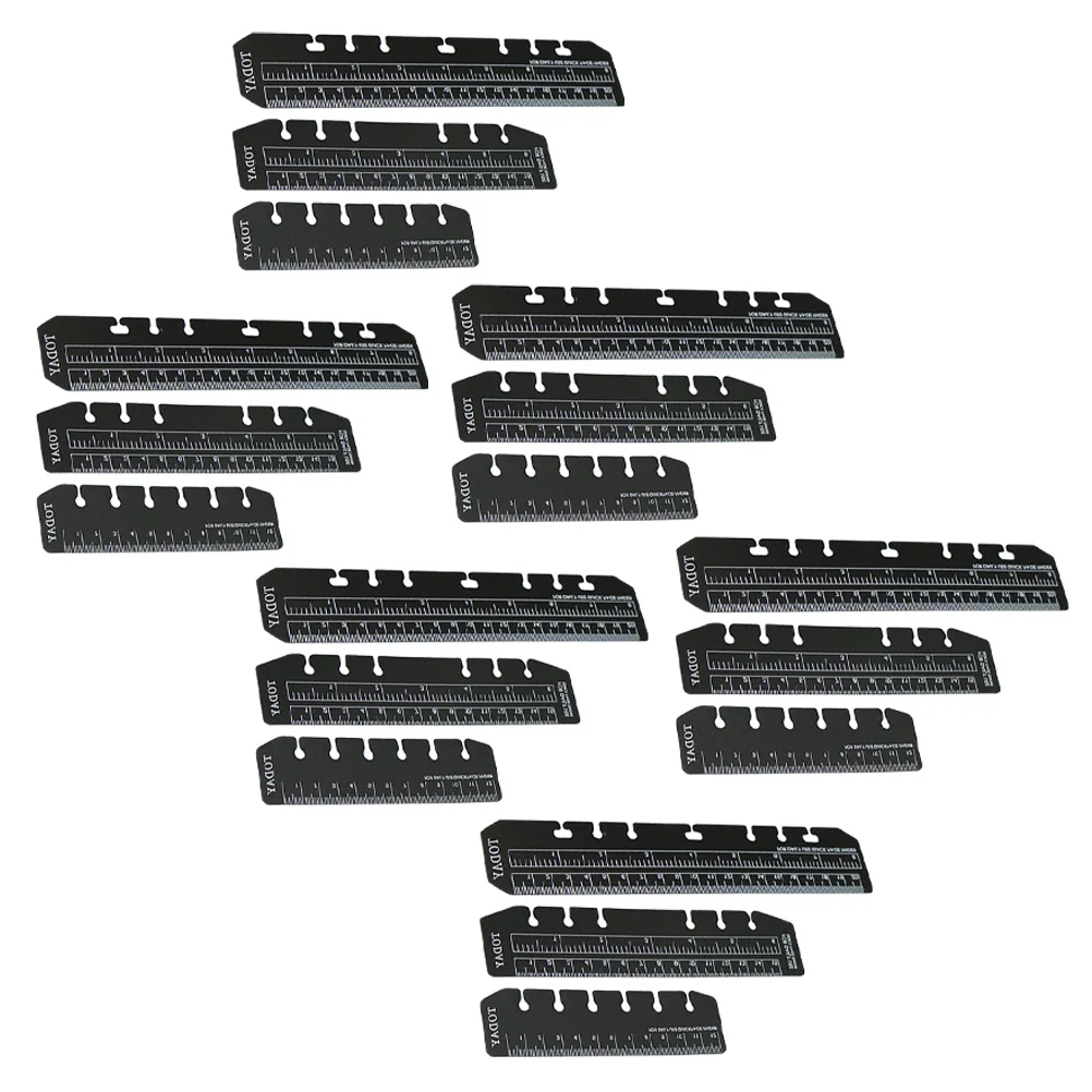 18 Pcs Loose-leaf Bookmark Ruler Multi-function Page Household Accessory Plastic Planner Label Portable Marker Labels Supply