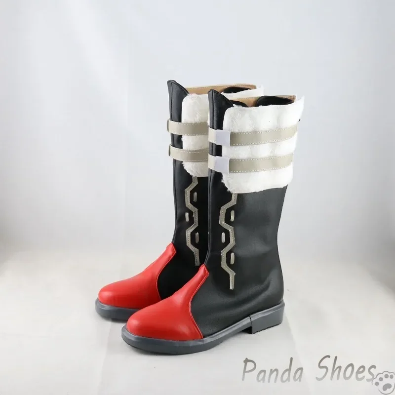 รองเท้าคอสเพลย์ Idolish7 อิซึมิ อิโอริน รองเท้าบูทยาวสีแดงจากอนิเมะ เกม คอมมิค อิโอริน สำหรับงานคอนเวนต์ ปาร์ตี้ฮาโลวีน