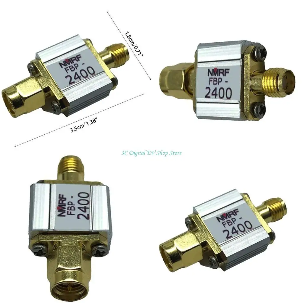 E74D FBP-2400 2.4G 2450MHz Bandpass Filter, WiFi, Bluetooth-compatible Anti-jamming