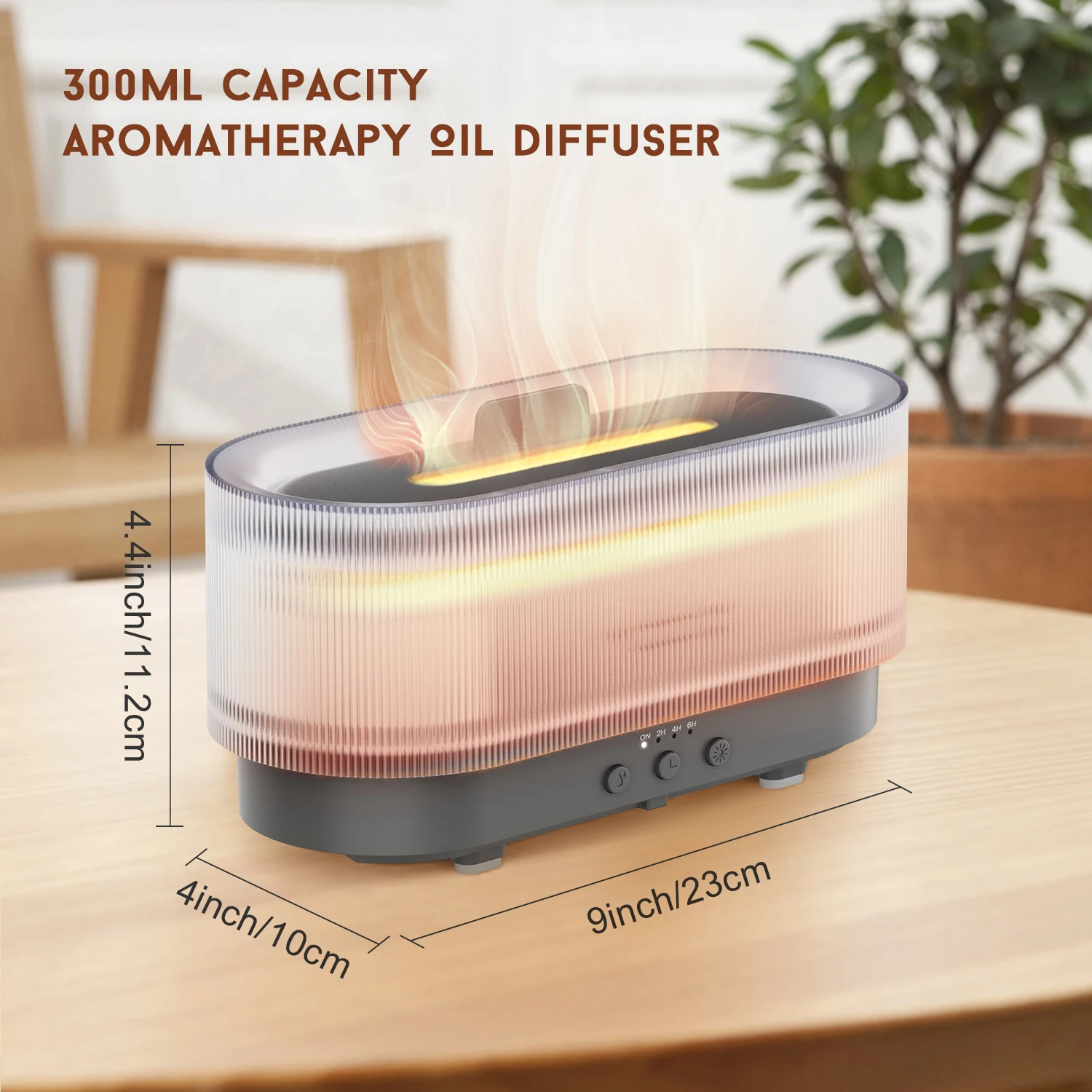 Sejoy مرطب الهواء الزيوت الأساسية مرطبات رائحة المنزل المرطب لهب التلقائي العطر الناشر مع ضوء LED